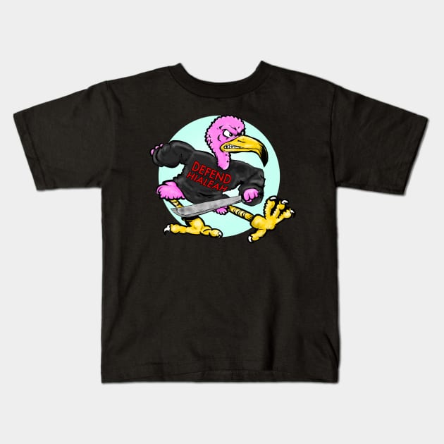 DEFEND HIALEAH - FREDERICO FLAMINGO Kids T-Shirt by FWACATA